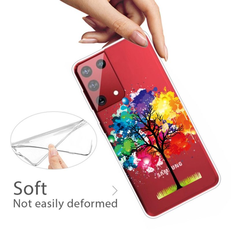 Etui Samsung Galaxy S21 Ultra 5G Drzewo Akwarelowe