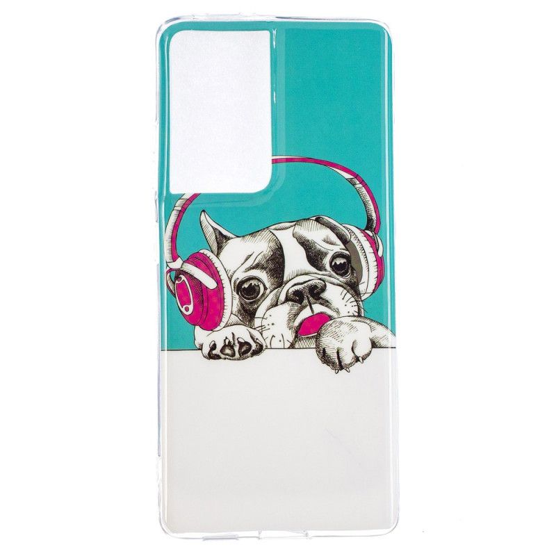Etui Samsung Galaxy S21 Ultra 5G Fluorescencyjny Pies