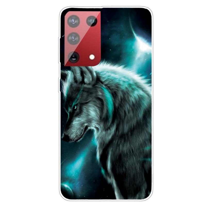 Etui Samsung Galaxy S21 Ultra 5G Królewski Wilk Etui Ochronne