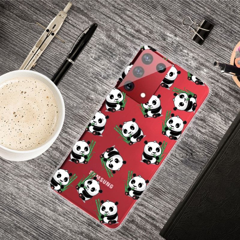 Etui Samsung Galaxy S21 Ultra 5G Małe Pandy Etui Ochronne