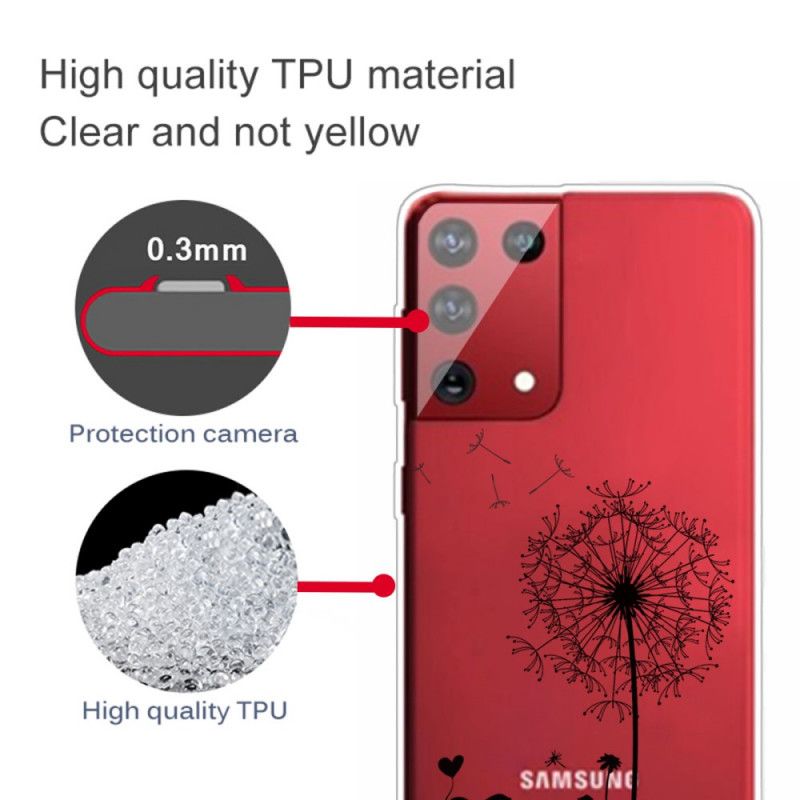 Etui Samsung Galaxy S21 Ultra 5G Miłość Mniszka Lekarskiego
