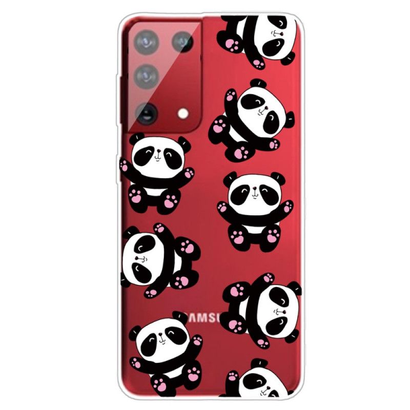Etui Samsung Galaxy S21 Ultra 5G Najlepsze Zabawne Pandy Etui Ochronne