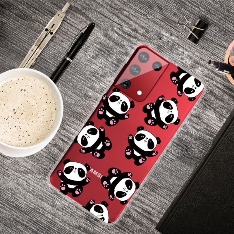 Etui Samsung Galaxy S21 Ultra 5G Najlepsze Zabawne Pandy Etui Ochronne