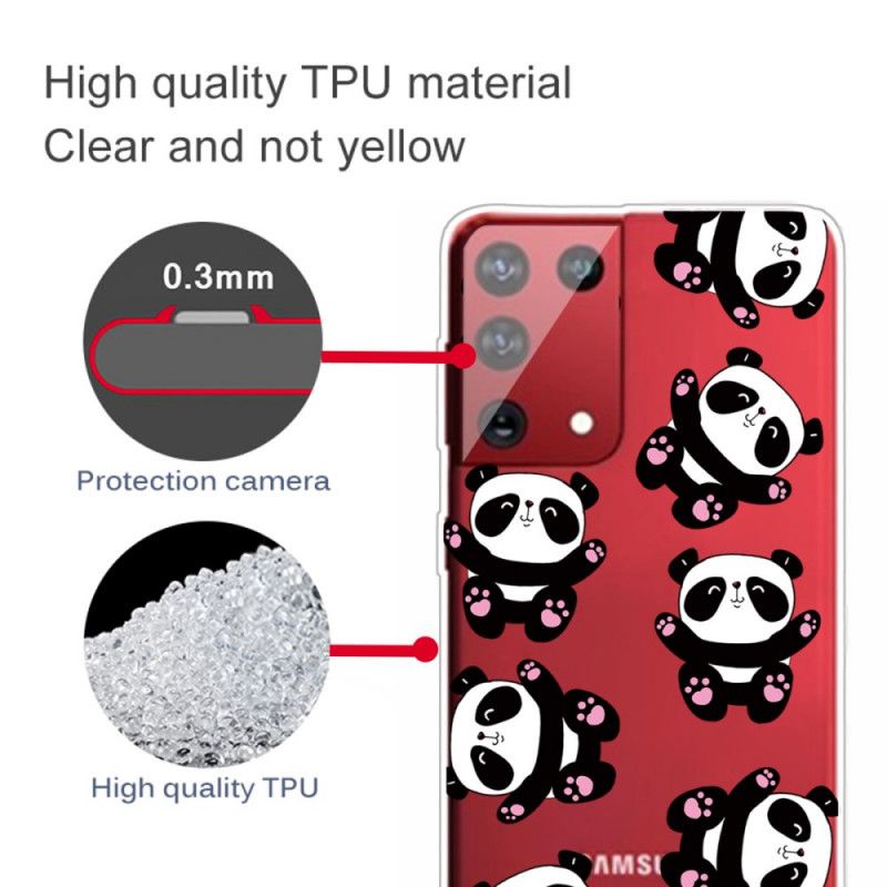 Etui Samsung Galaxy S21 Ultra 5G Najlepsze Zabawne Pandy Etui Ochronne