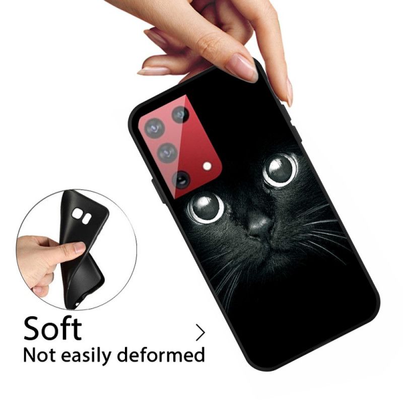 Etui Samsung Galaxy S21 Ultra 5G Oczy Kota Etui Ochronne