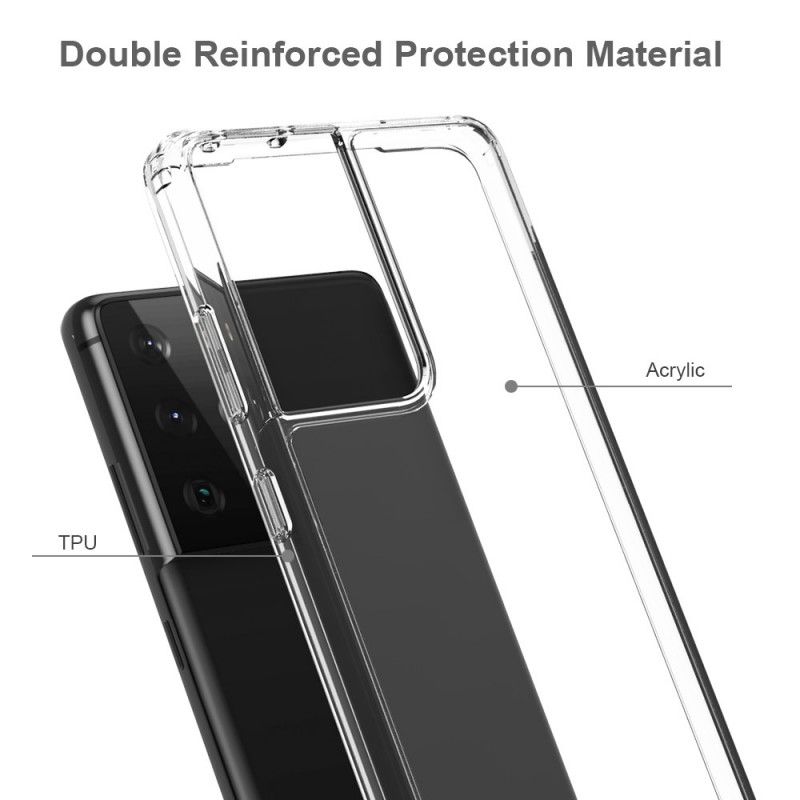 Etui Samsung Galaxy S21 Ultra 5G Przezroczysty Kryształ