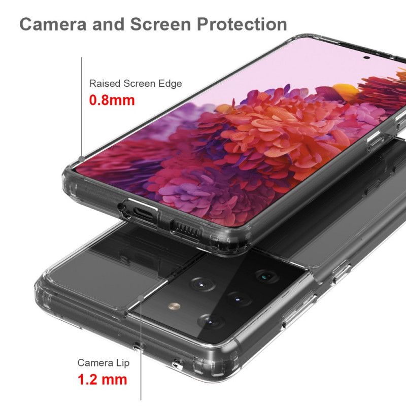 Etui Samsung Galaxy S21 Ultra 5G Przezroczysty Kryształ
