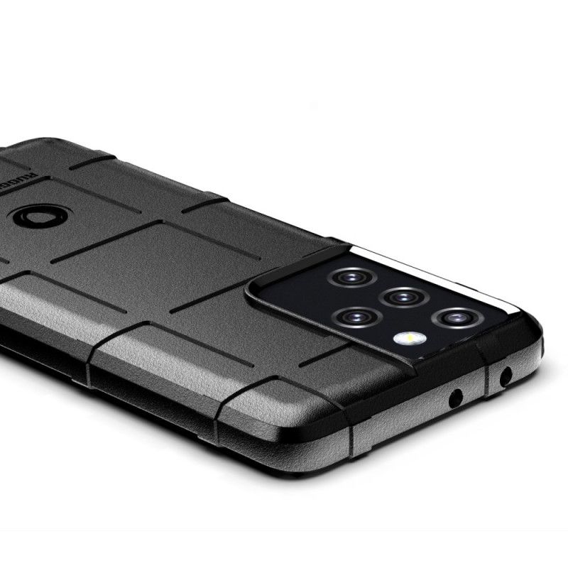 Etui Samsung Galaxy S21 Ultra 5G Szary Czarny Wytrzymała Tarcza