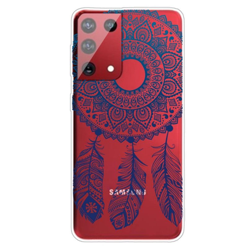 Etui Samsung Galaxy S21 Ultra 5G Wyjątkowa Kwiatowa Mandala Etui Ochronne