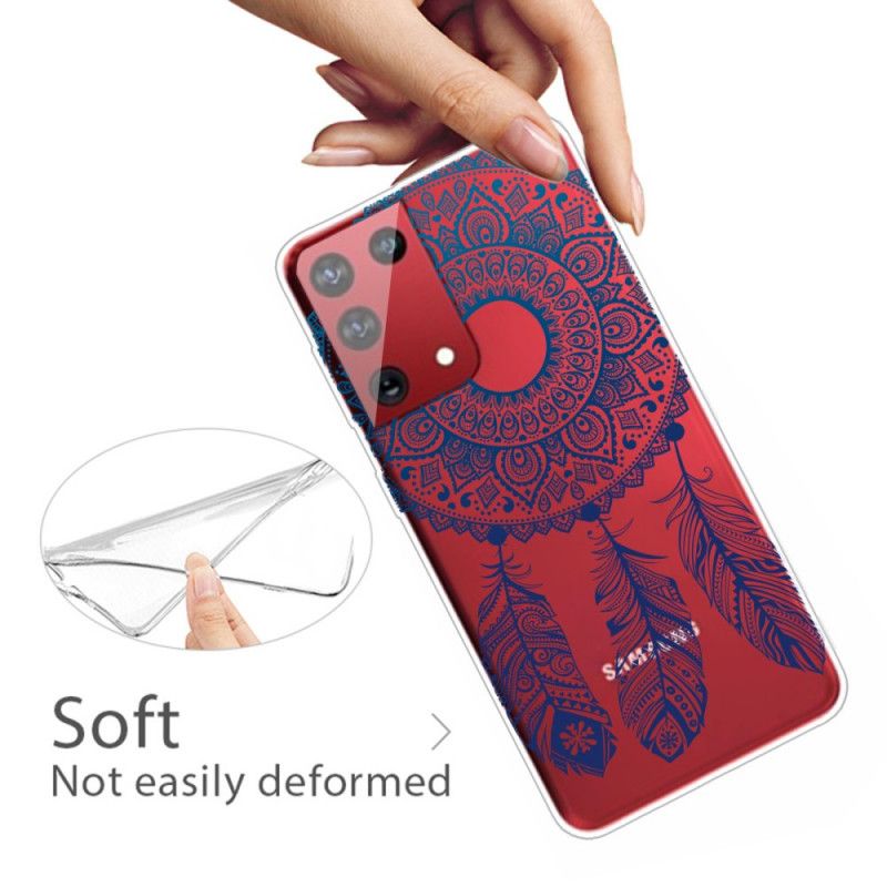 Etui Samsung Galaxy S21 Ultra 5G Wyjątkowa Kwiatowa Mandala Etui Ochronne