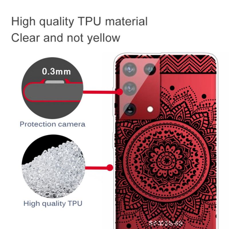 Etui Samsung Galaxy S21 Ultra 5G Wysublimowana Mandala Etui Ochronne