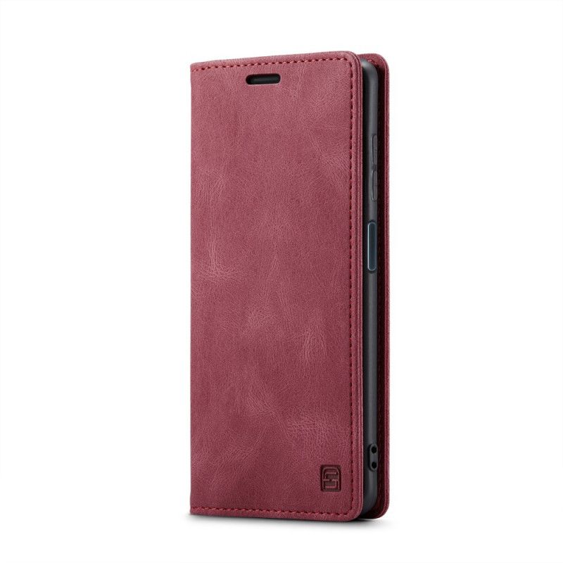 Flip Kotelot Samsung Galaxy S21 Ultra 5G Czerwony Czarny Etui na Telefon Seria Autspace Rfid