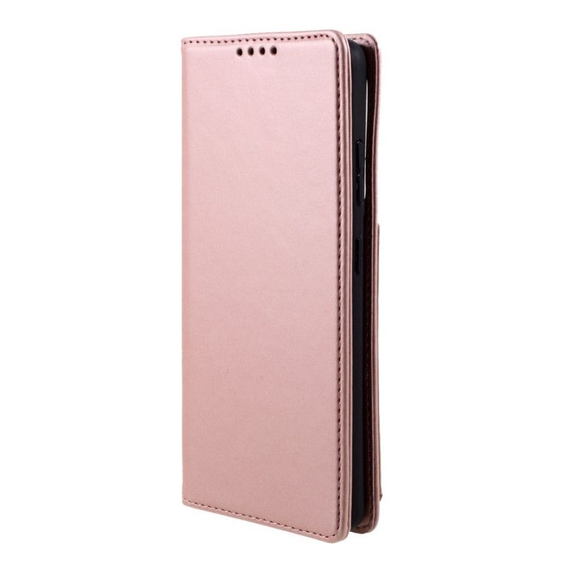 Flip Kotelot Samsung Galaxy S21 Ultra 5G Czerwony Czarny Uchwyt Na Kartę