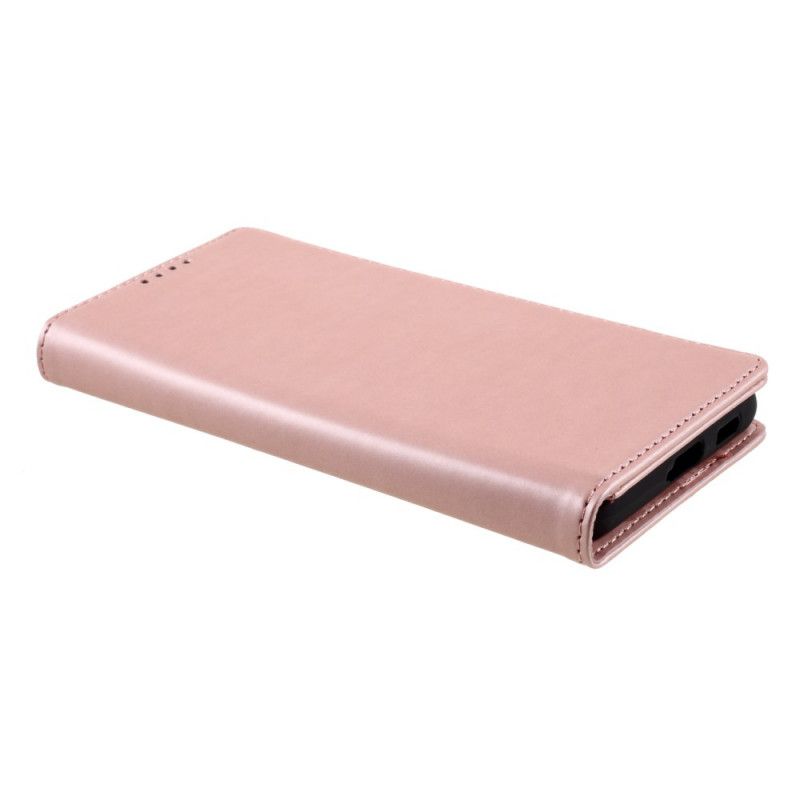 Flip Kotelot Samsung Galaxy S21 Ultra 5G Czerwony Czarny Uchwyt Na Kartę