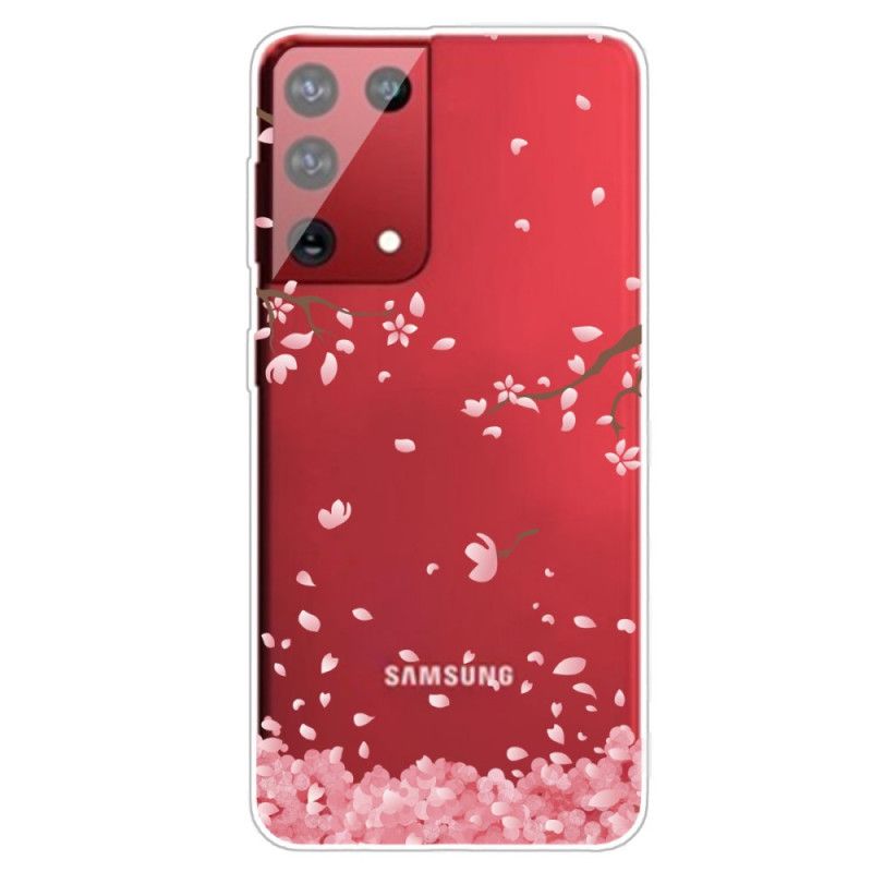 Futerały Samsung Galaxy S21 Ultra 5G Etui na Telefon Kwitnące Gałęzie