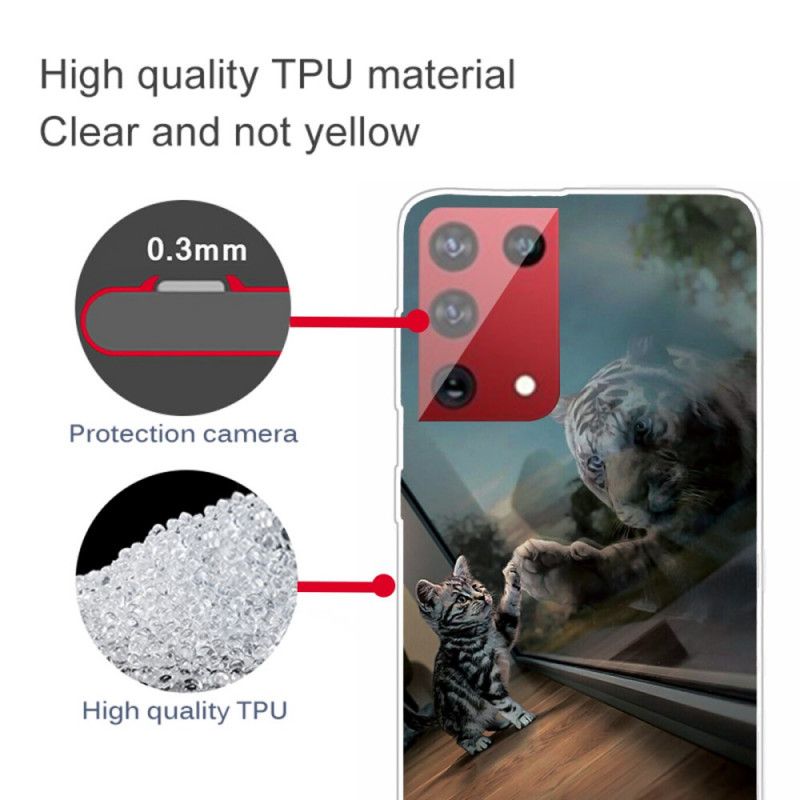 Futerały Samsung Galaxy S21 Ultra 5G Etui na Telefon Sen Kociaka