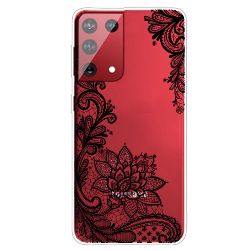 Futerały Samsung Galaxy S21 Ultra 5G Etui na Telefon Wysublimowana Koronka