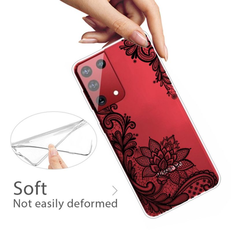 Futerały Samsung Galaxy S21 Ultra 5G Etui na Telefon Wysublimowana Koronka
