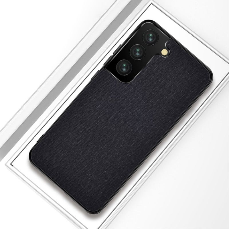 Futerały Samsung Galaxy S21 Ultra 5G Szary Czarny Etui na Telefon Tekstura Tkaniny