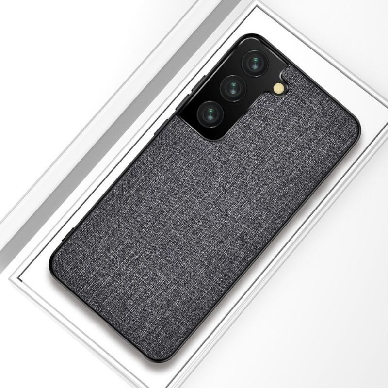 Futerały Samsung Galaxy S21 Ultra 5G Szary Czarny Etui na Telefon Tekstura Tkaniny