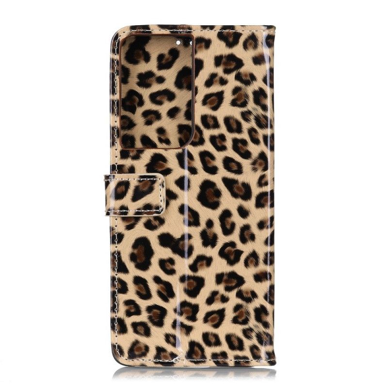 Obudowa Samsung Galaxy S21 Ultra 5G Etui na Telefon Prosty Lampart