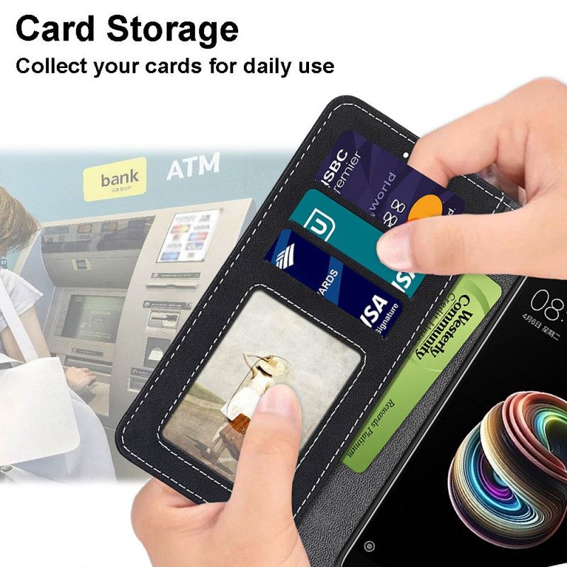 Skórzany Futerał Samsung Galaxy S21 Ultra 5G Szary Czarny Etui na Telefon Skóra Ekologiczna W Nowych Kolorach Vintage