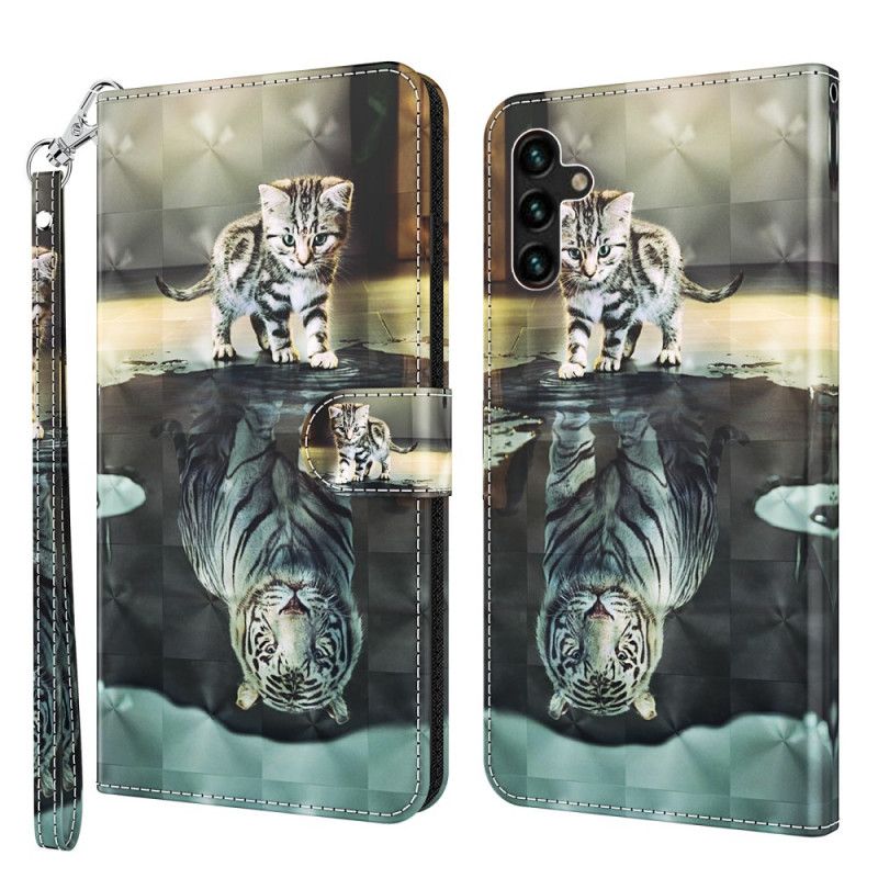 Etui Folio Do Samsung Galaxy A13 5g Ernest Tygrys