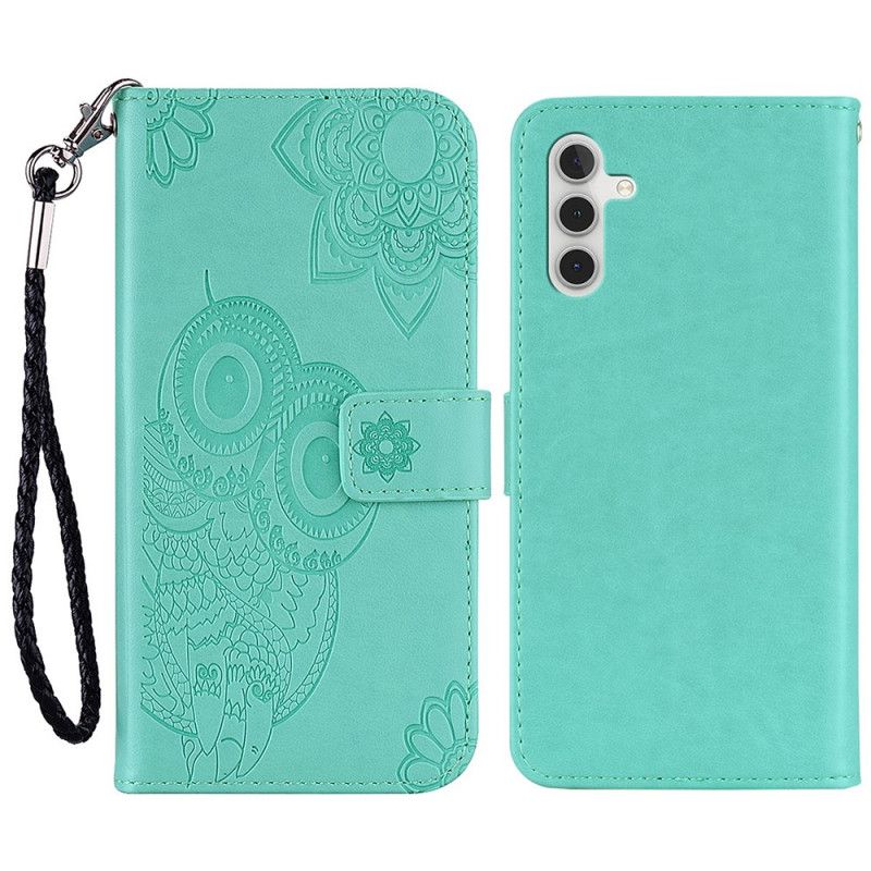 Etui Folio Do Samsung Galaxy A13 5g Sowa Mandala I Smycz