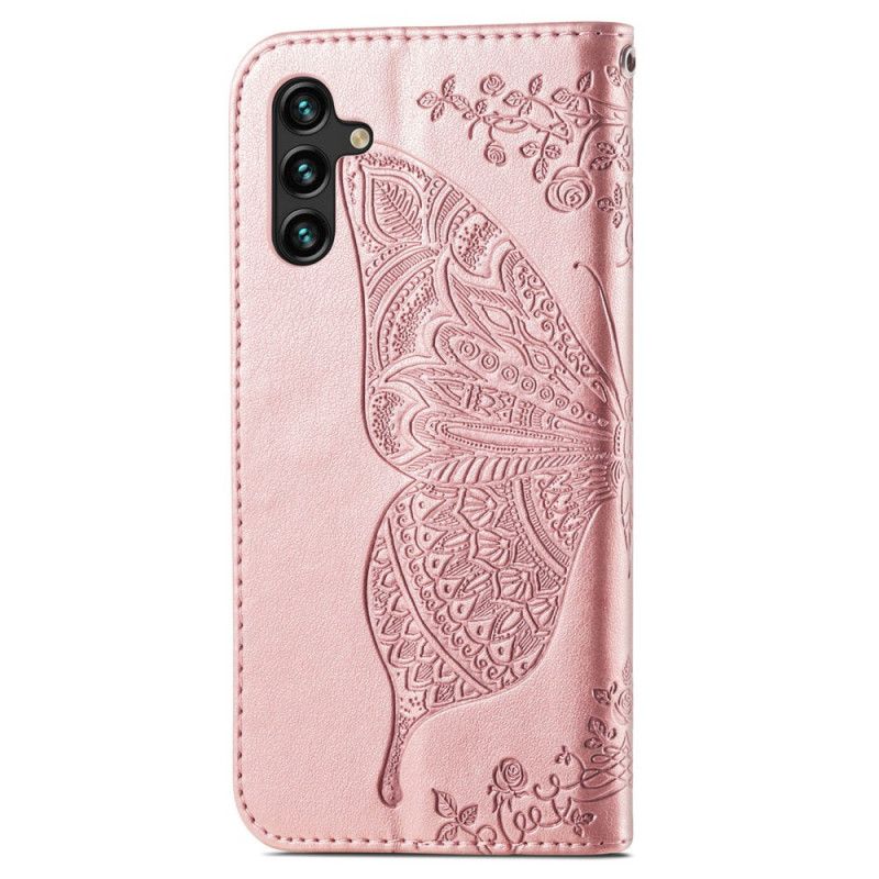 Etui Folio Samsung Galaxy A13 5g Pół Motyli Etui Ochronne