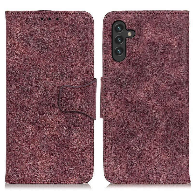 Etui Folio Samsung Galaxy A13 5g Vintage Split Skóra Etui Ochronne