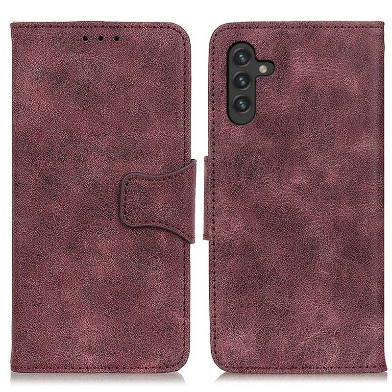 Etui Folio Samsung Galaxy A13 5g Vintage Split Skóra Etui Ochronne