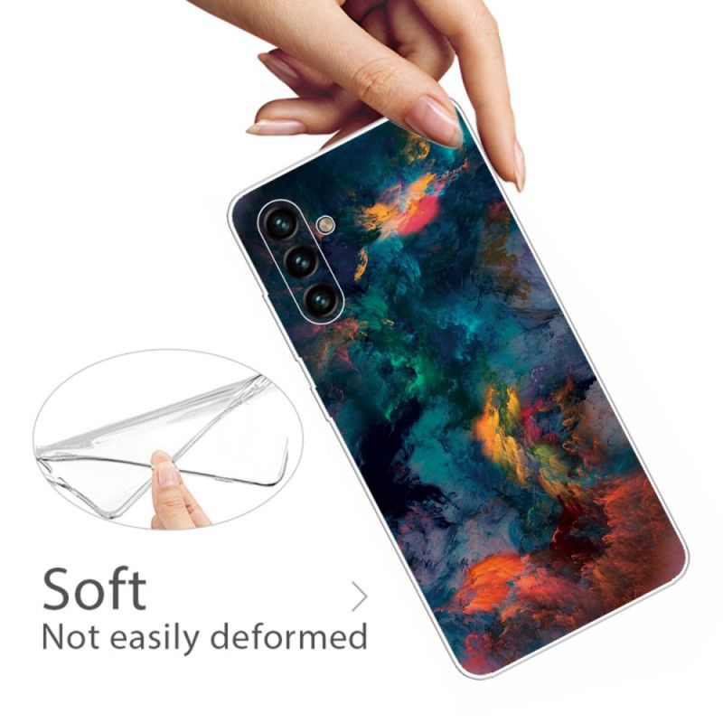 Etui Samsung Galaxy A13 5g Kolorowe Chmury Etui Ochronne