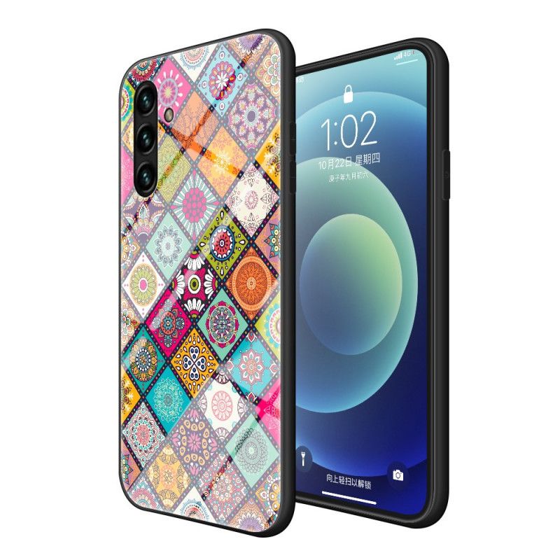 Etui Samsung Galaxy A13 5g Magnetyczny Uchwyt Patchworkowy Etui Ochronne