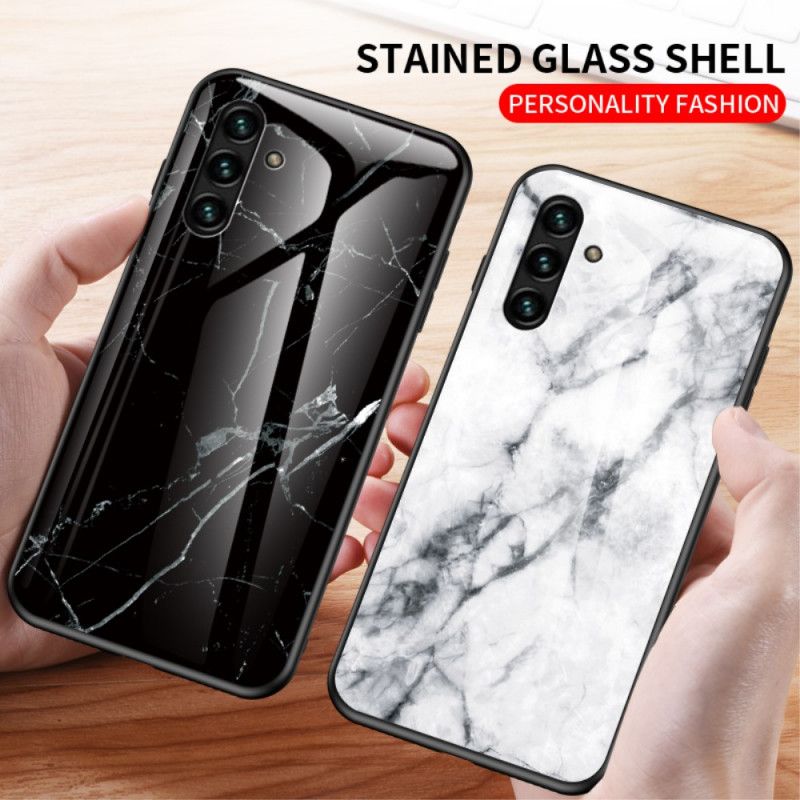 Etui Samsung Galaxy A13 5g Marmurowe Szkło Hartowane
