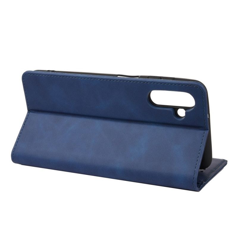 Flip Kotelot Samsung Galaxy A13 5g Bicolor Biznesowy Efekt Skóry Etui Ochronne