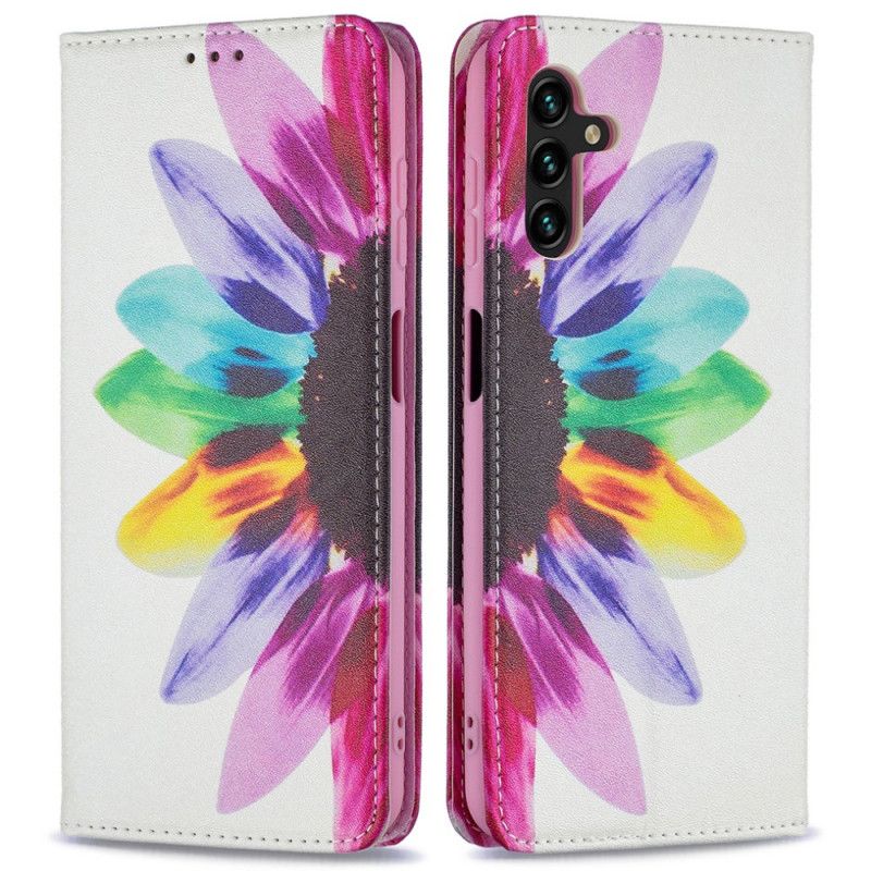 Flip Kotelot Samsung Galaxy A13 5g Etui Na Telefon Kwiat Akwarela