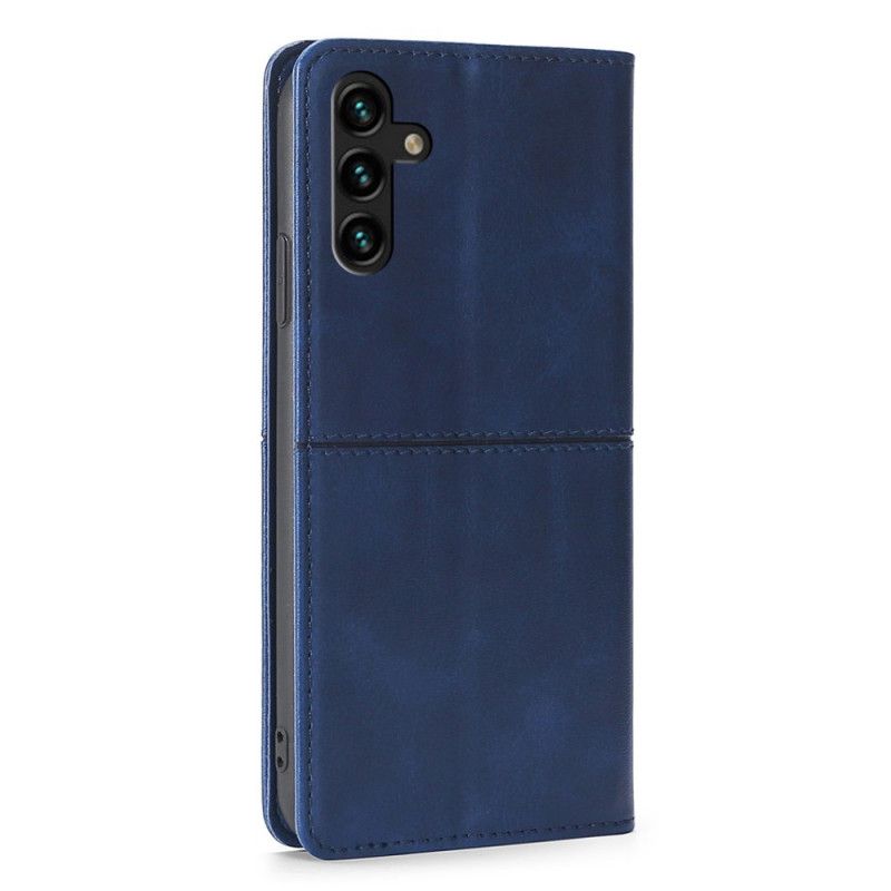 Flip Kotelot Samsung Galaxy A13 5g Styl Skórzany Couture Etui Ochronne
