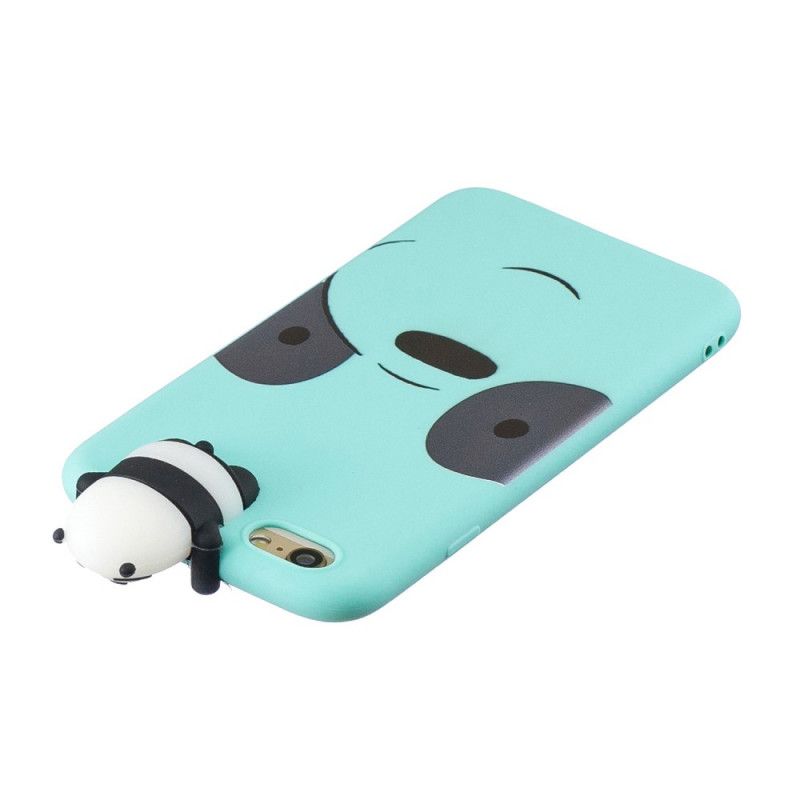 Etui iPhone 6 / 6S Biały Czarny Eric The 3D Panda