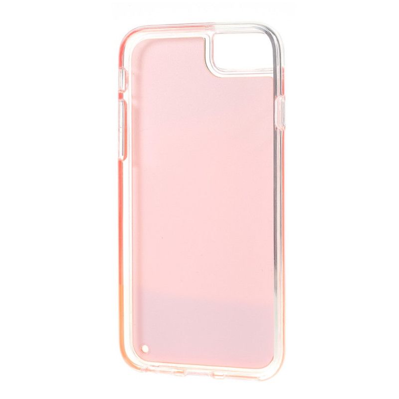 Etui iPhone 6 / 6S Pomarańczowy Żółty Świecący Etui Ochronne