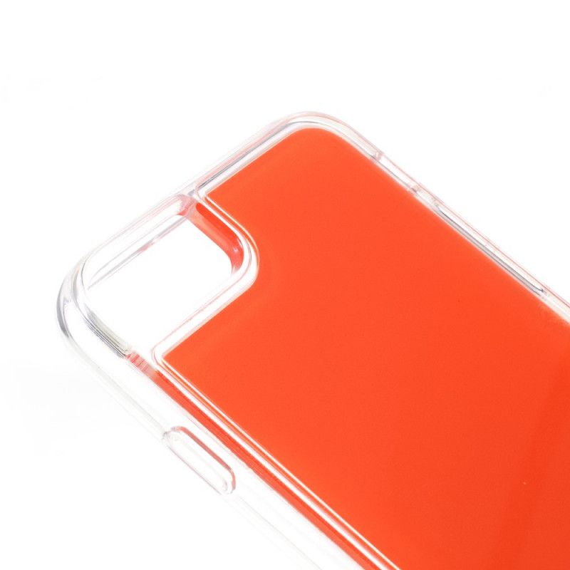 Etui iPhone 6 / 6S Pomarańczowy Żółty Świecący Etui Ochronne