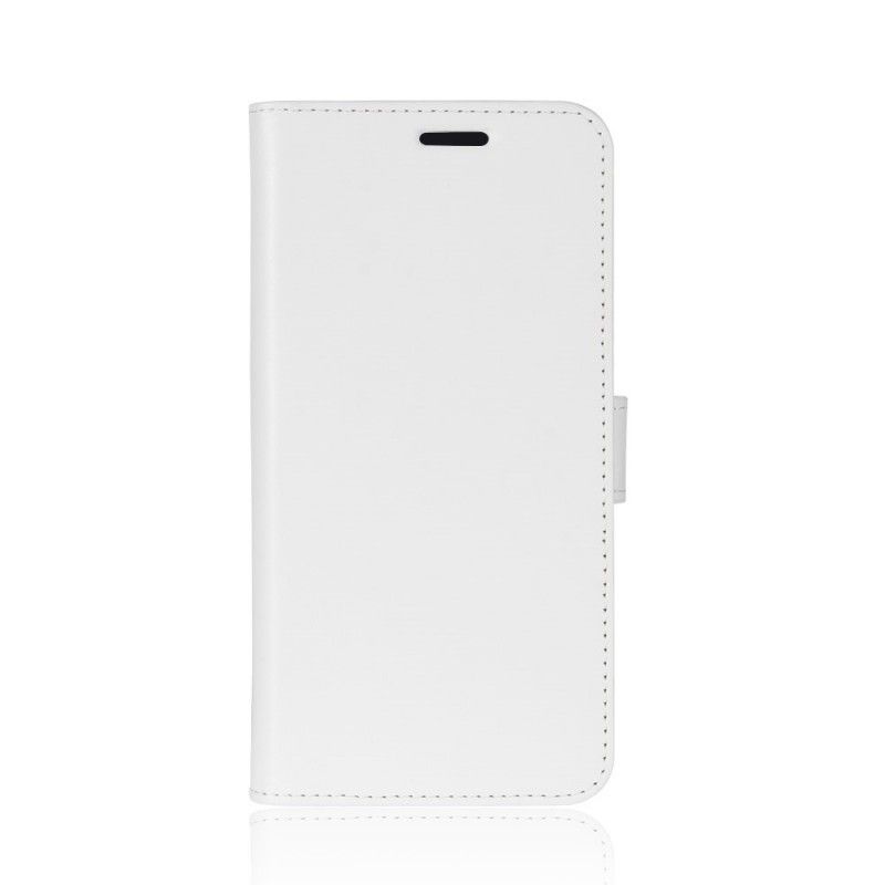 Etui Folio Huawei Y6 2019 Biały Czarny Ultra Sztuczna Skóra Etui Ochronne