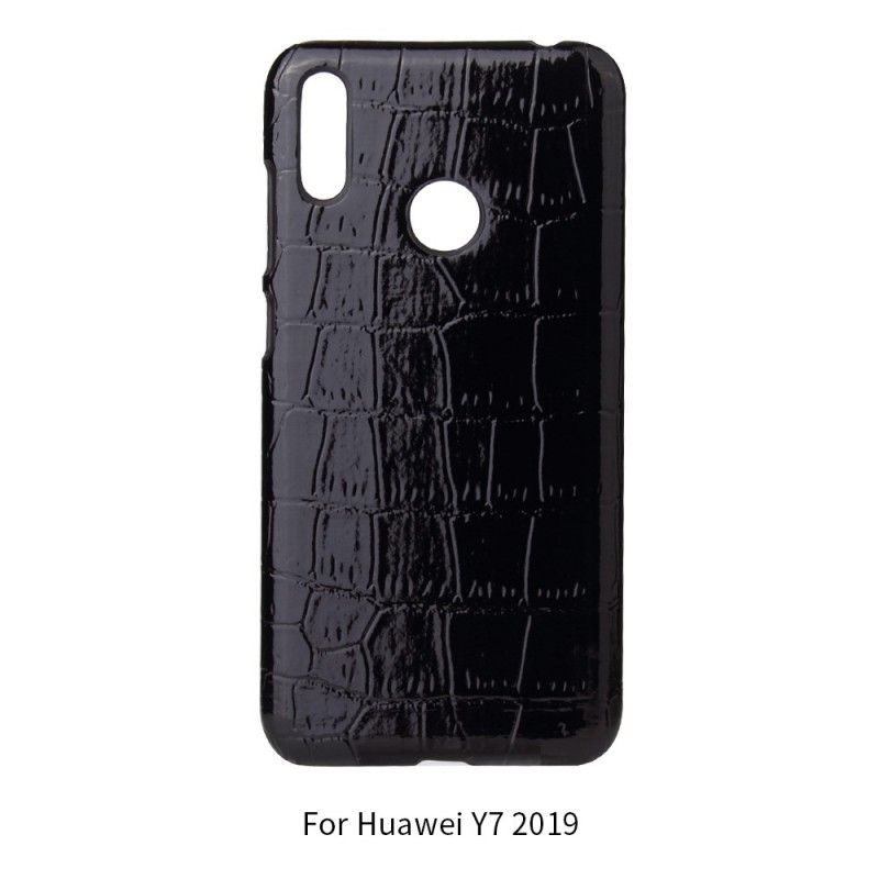 Futerały Huawei Y6 2019 Etui na Telefon Efekt Skóry Krokodyla