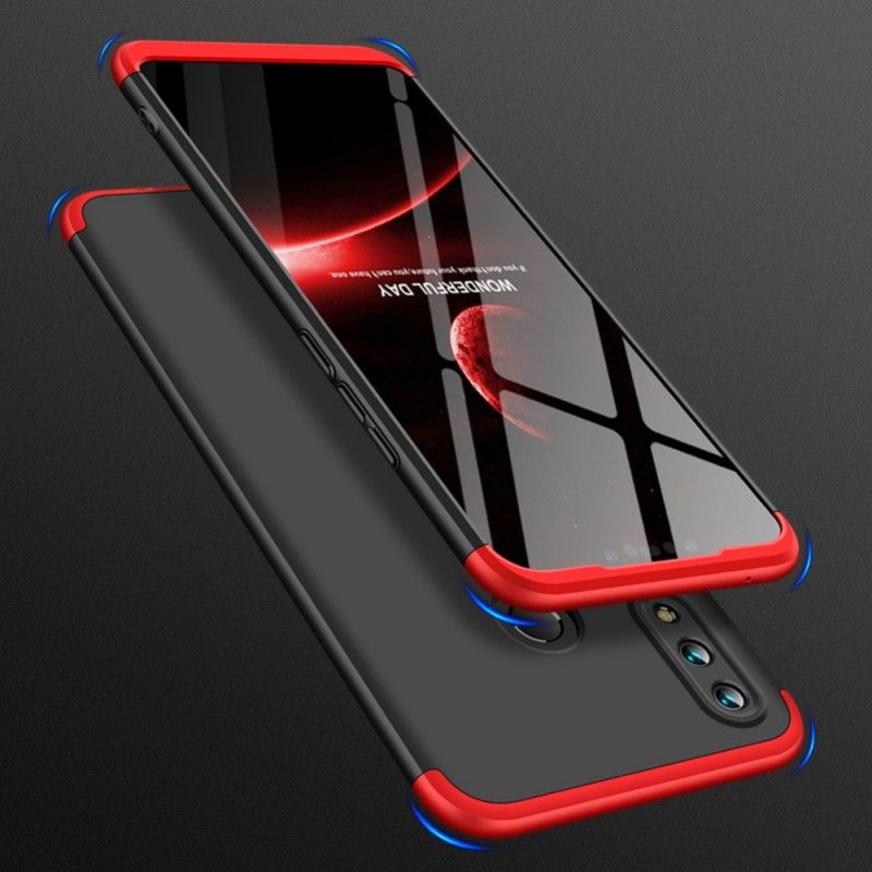 Futerały Huawei P Smart Plus Czerwony Czarny Etui na Telefon Odłączany Gkk