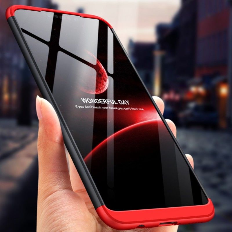 Futerały Huawei P Smart Plus Czerwony Czarny Etui na Telefon Odłączany Gkk
