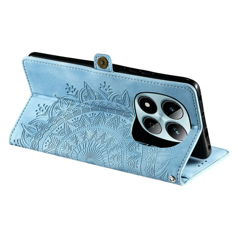 Etui Folio Do Xiaomi Redmi Note 15 Pro 5g Efekt Zamszu Mandali