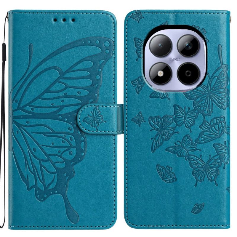 Etui Folio Do Xiaomi Redmi Note 15 Pro 5g Graficzny Motyl
