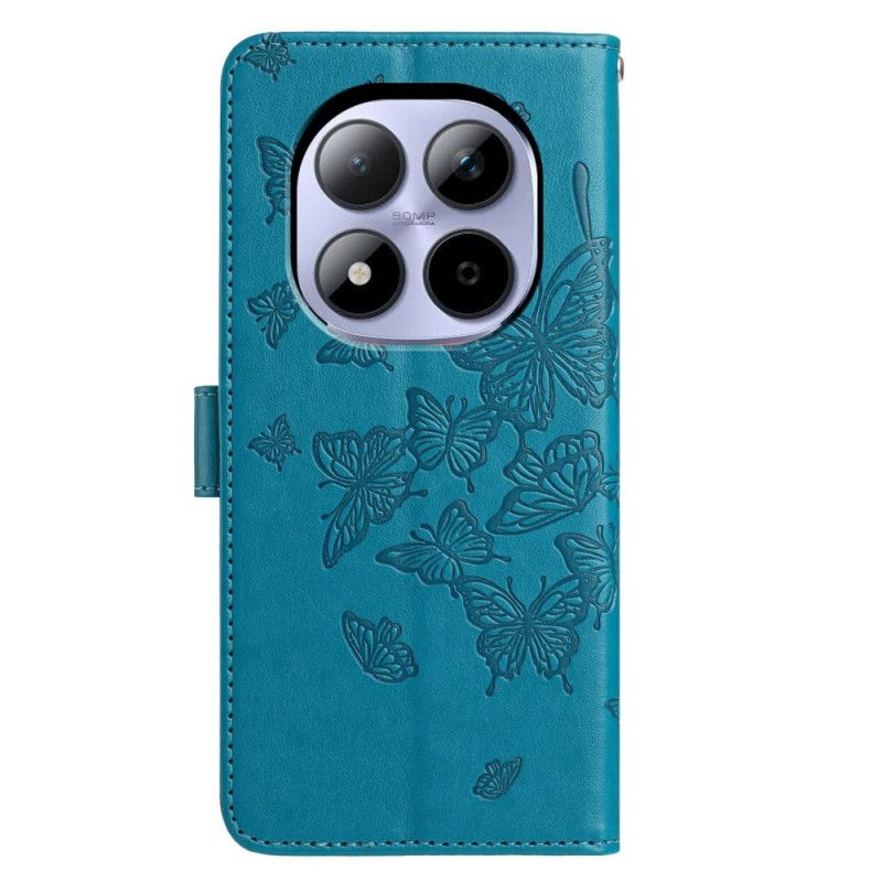 Etui Folio Do Xiaomi Redmi Note 15 Pro 5g Graficzny Motyl
