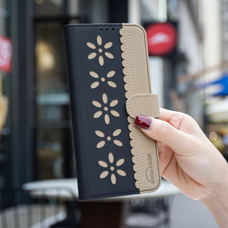 Etui Folio Do Xiaomi Redmi Note 15 Pro 5g Kwiatowy Wzór Binfen Color