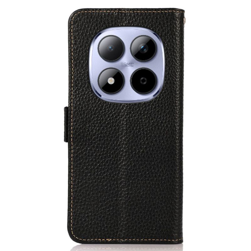 Etui Folio Do Xiaomi Redmi Note 15 Pro 5g Oryginalna Skóra Khazneh