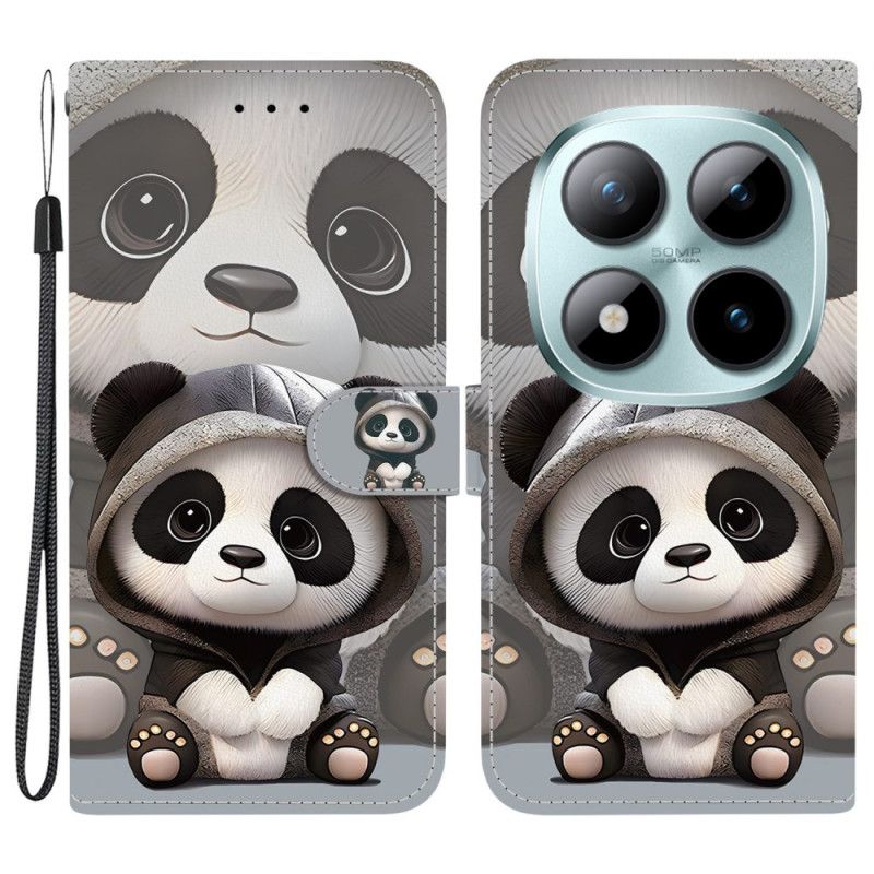 Etui Folio Xiaomi Redmi Note 15 Pro 5g Mała Panda